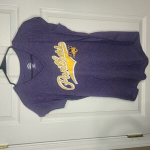 Rivalry Threads Purple and Yellow Graphic Tee